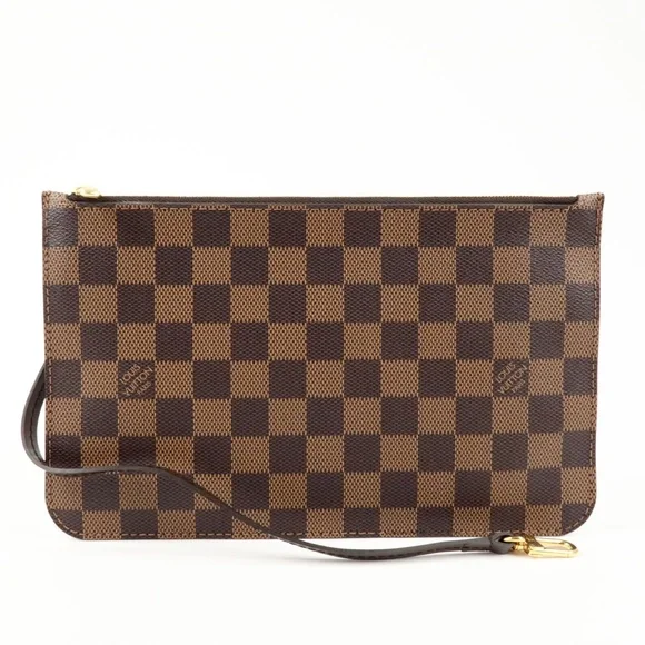 Louis Vuitton Damier Ebene Wristlet - Picture 1 of 14